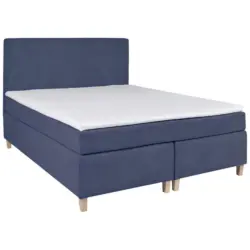 Boxspringbett 180/200 cm in Dunkelblau