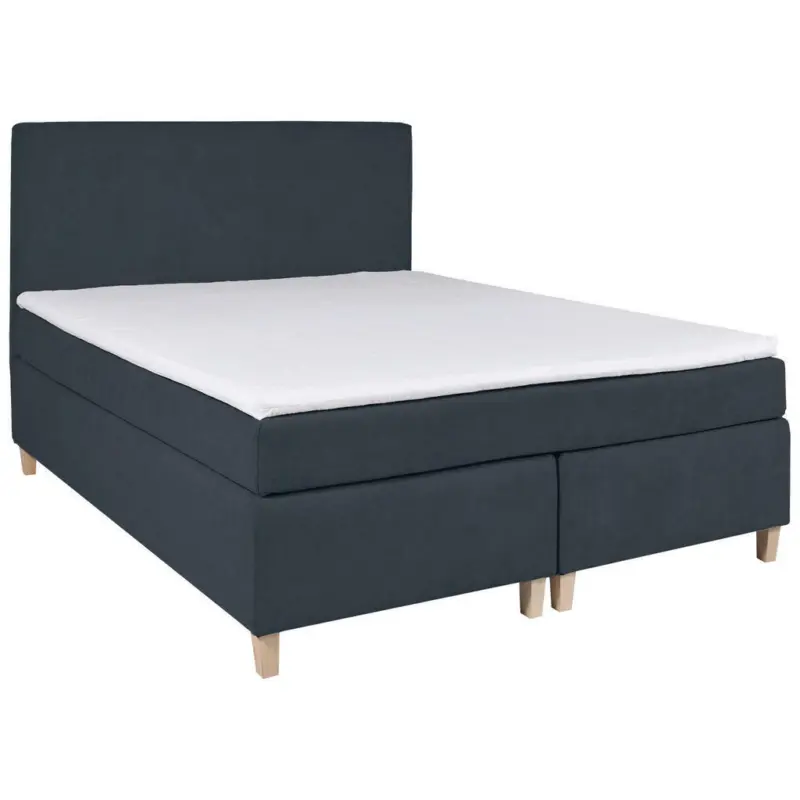 Boxspringbett 180/200 cm in Grau