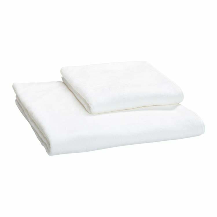 Asciugamano DREAMPURE VELOUR, cotone, bianco