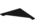 Hornbach Eck-Duschablage Schulte schwarz matt