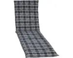 Hornbach Auflage für Liege beo® 191 x 58 cm kariert anthrazit