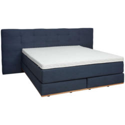 Boxspringbett 180/200 cm in Dunkelblau