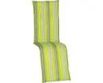 Hornbach Auflage für Relaxliege beo® 171 x 50 cm grün/grau