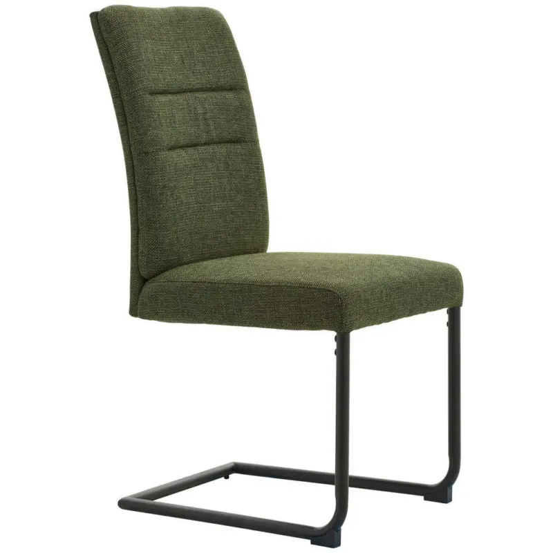 Schwingstuhl in Eisen Webstoff