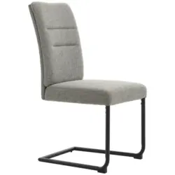 Schwingstuhl in Eisen Webstoff