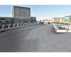 Feinsteinzeug Terrassenplatte Phoenix grau rektifizierte Kante 120 x 40 x 3 cm