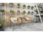 Hornbach Feinsteinzeug Terrassenplatte Antiquus Gris rektifizierte Kante 61,4 x 40,8 x 2 cm