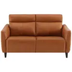 XXXLutz Lauterach - Ihr Möbelhaus bei Bregenz Zweisitzer-Sofa in Echtleder Hellbraun