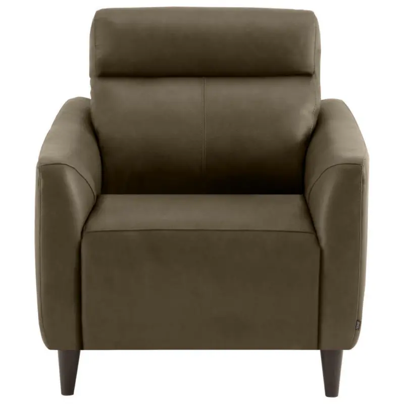 Sessel in Echtleder Braun
