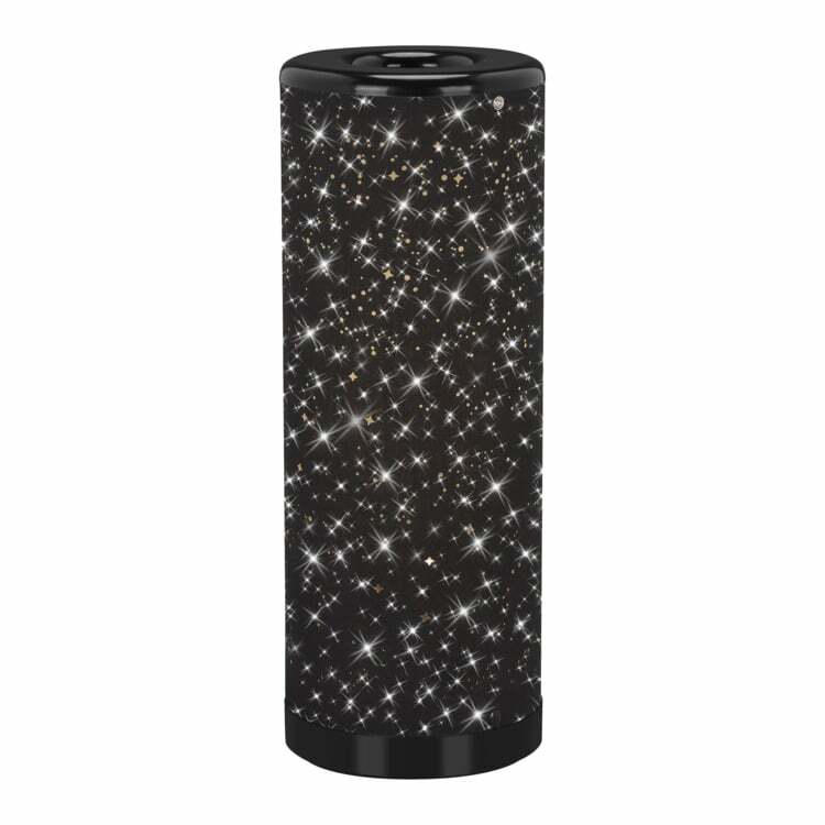 Lampada da tavolo MOON & STARS, materiale misto, nero/color cromo