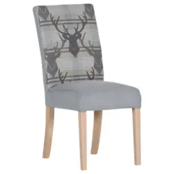 Stuhl in Chenille, Flachgewebe