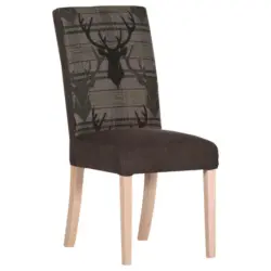 Stuhl in Chenille, Flachgewebe