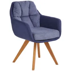 Armlehnstuhl in Flachgewebe