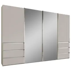 Schwebetürenschrank in Champagner