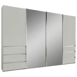 Schwebet&uuml;renschrank in Wei&szlig;