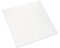 Randdeckel 150x150 mm weiß