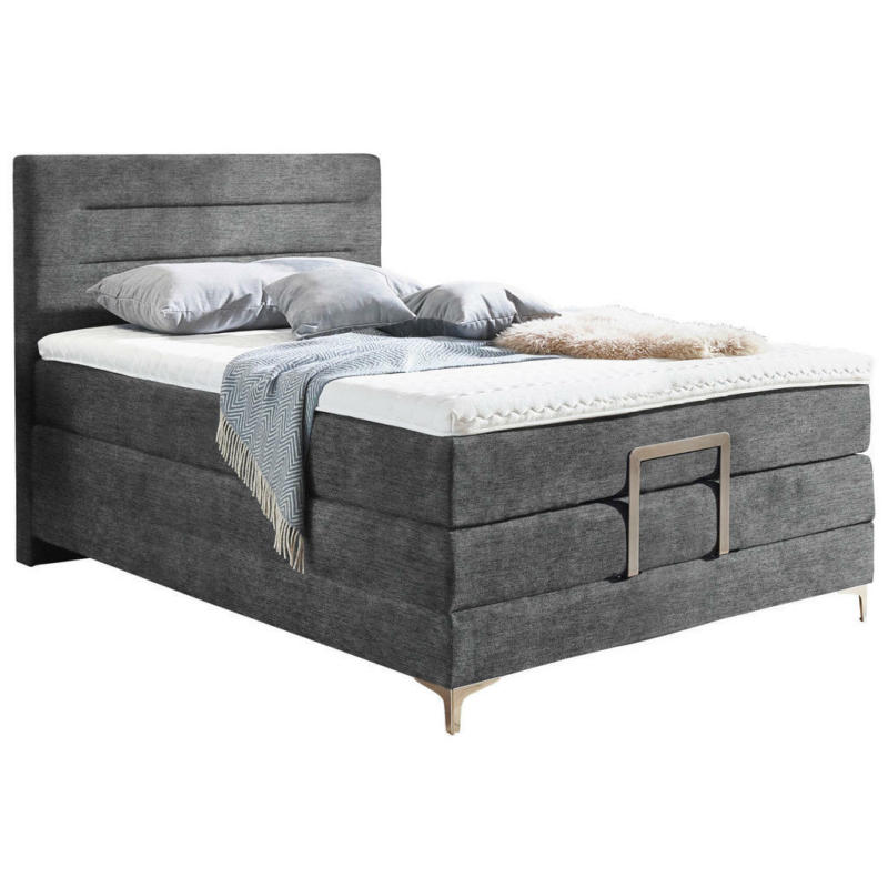 Boxspringbett 120/200 cm in Anthrazit