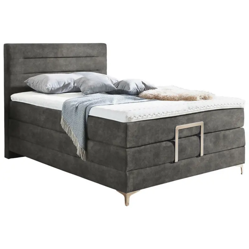Boxspringbett 120/200 cm in Schlammfarben