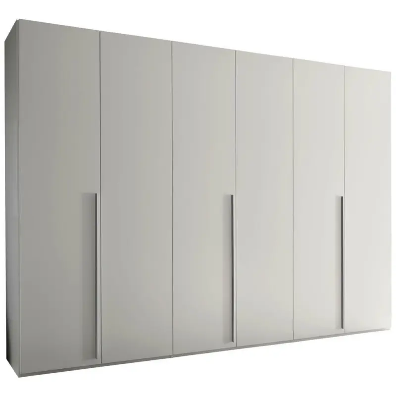 Drehtürenschrank in Weiß