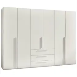 Drehtürenschrank in Weiß