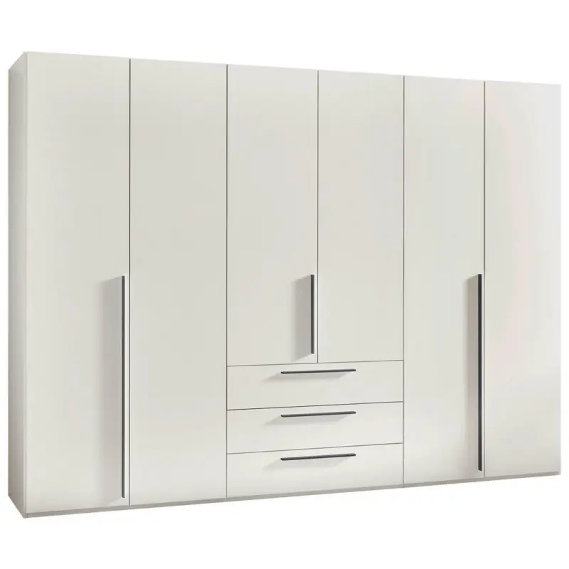 Drehtürenschrank in Weiß