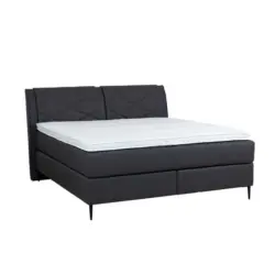 Boxspringbett 180/200 cm in Anthrazit