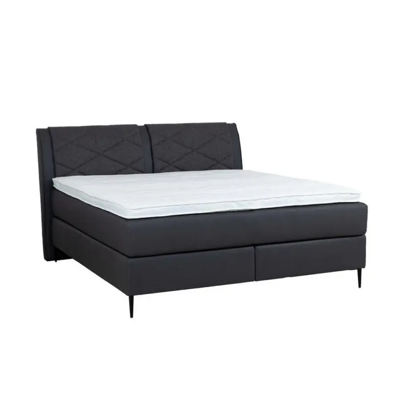 Boxspringbett 180/200 cm in Anthrazit