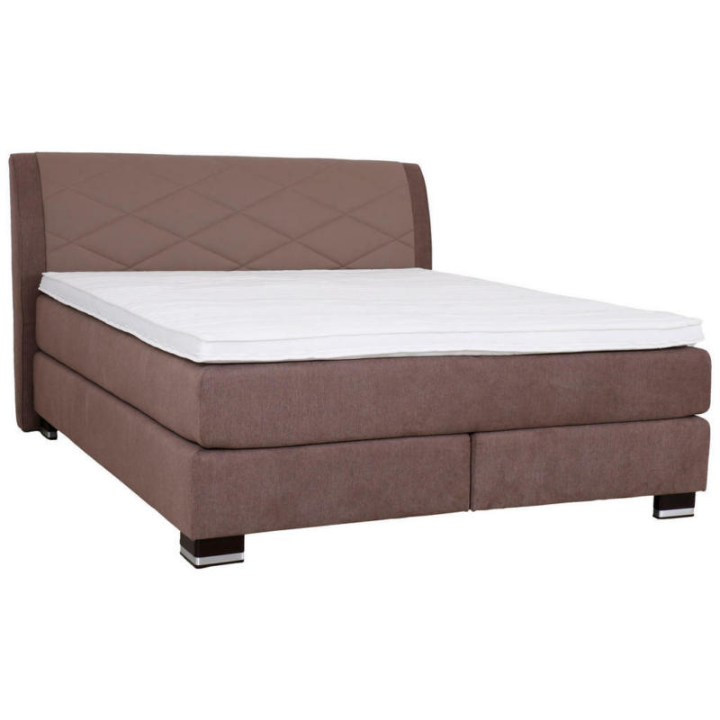 Boxspringbett 180/200 cm in Graubraun