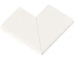 Hornbach Poolumrandung Beckenrandstein Aquitaine Flach Element 90° Aussenecke weiß 49,5 x 31 x 3,2 cm