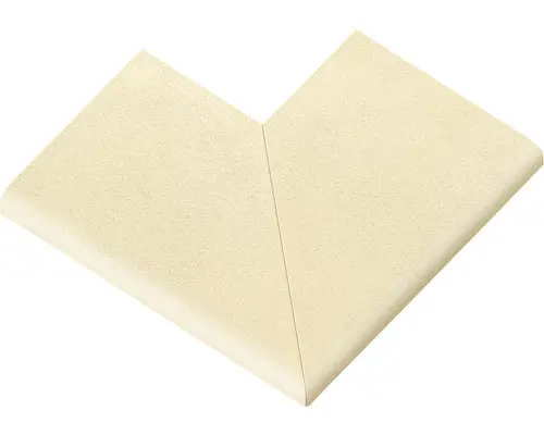 Poolumrandung Beckenrandstein Licia Flach Element 90° Aussenecke champagne 49,6 x 31 x 3,5 cm