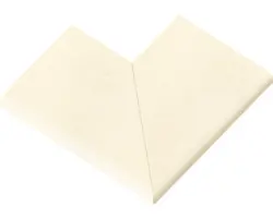 Poolumrandung Beckenrandstein Bergerac Flach Element 90° Aussenecke champagne 49,6 x 31 x 3,2 cm