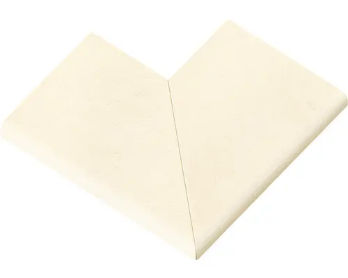 Poolumrandung Beckenrandstein Bergerac Flach Element 90° Aussenecke champagne 49,6 x 31 x 3,2 cm