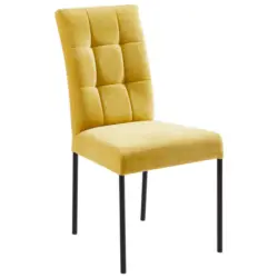 Stuhl in Eisen Webstoff