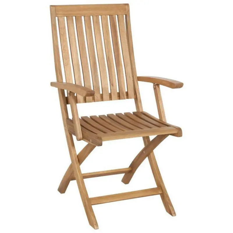 Gartenklappsessel in Holz Akaziefarben