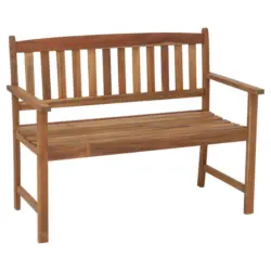 Gartenbank 109/86/58 cm in Braun