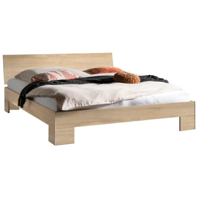 Bett 160/200 cm in Eichefarben