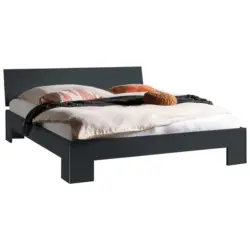 Bett 200/200 cm in Anthrazit