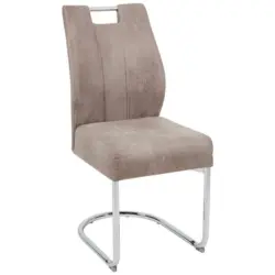 Schwingstuhl in Eisen Mikrofaser