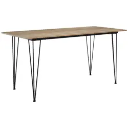 Esstisch in Metall, Holzwerkstoff 150/70/75 cm