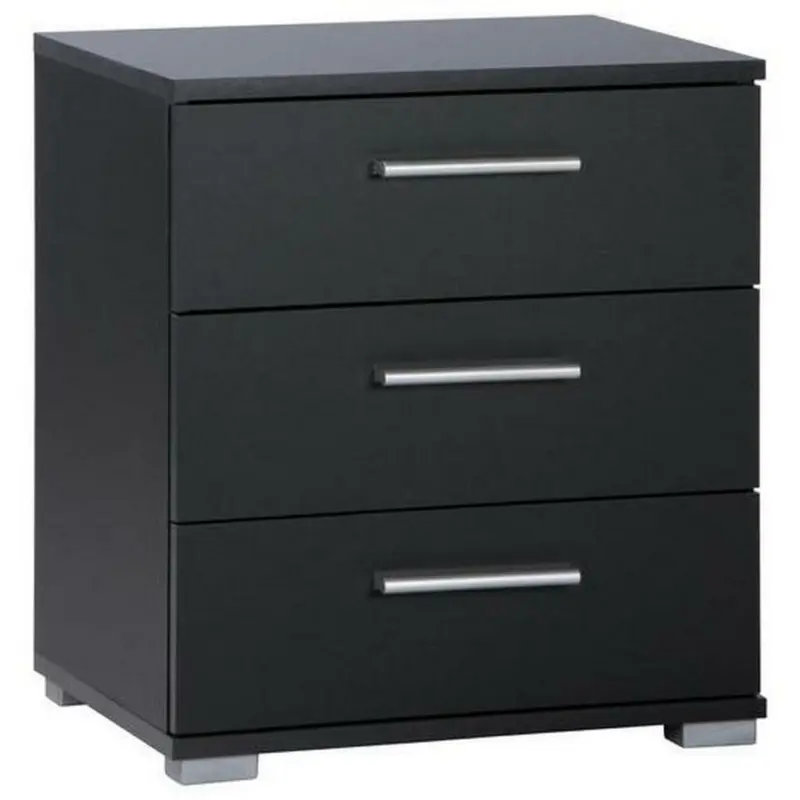 Nachtkästchen in Schwarz
