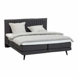 Letto Boxspring ODIN, tessile, pg, page grey , 90x20090x200 cm