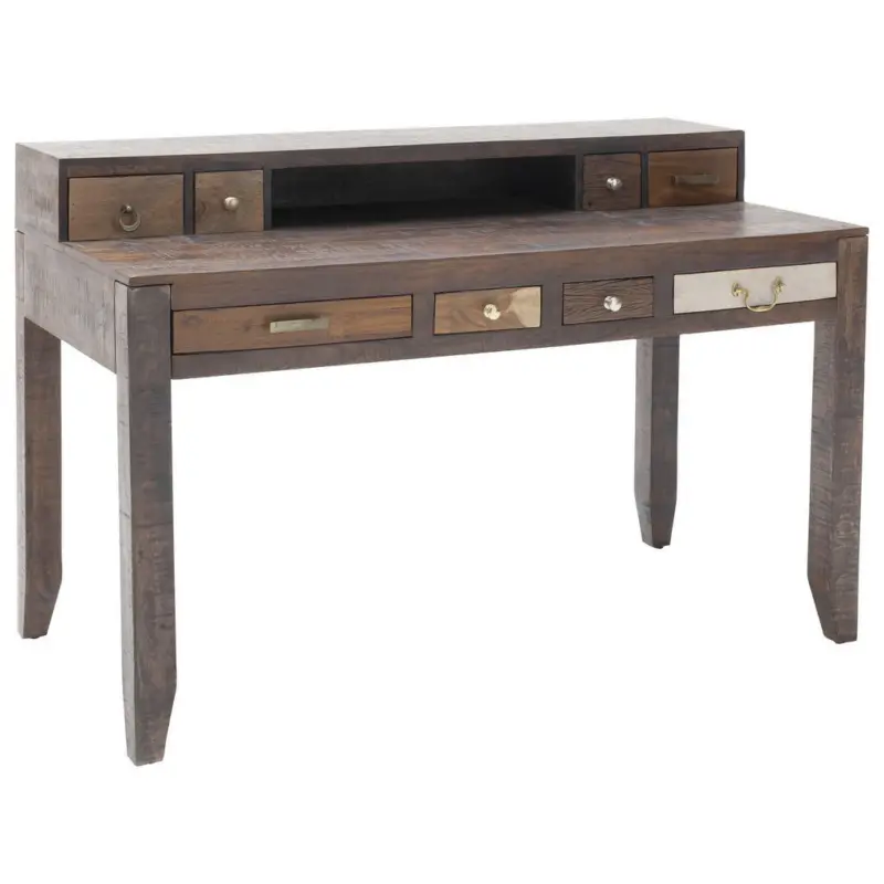 Schreibtisch 140/70/90 cm in Braun