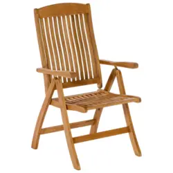 Gartenklappsessel in Holz