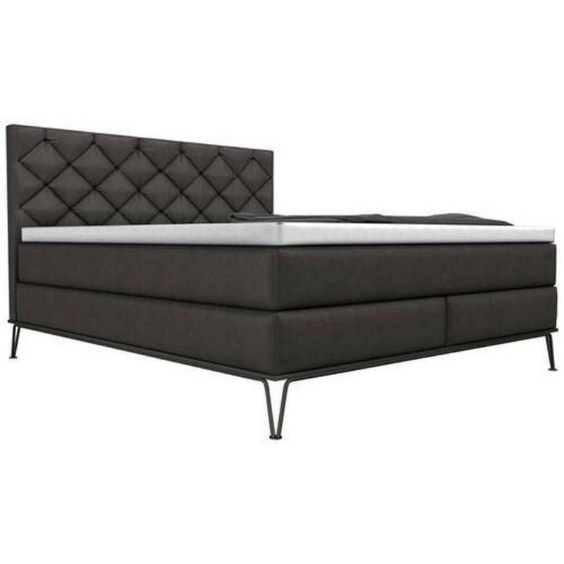 Boxspringbett 180/200 cm in Schwarz