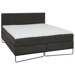 Boxspringbett 180/200 cm in Schwarz
