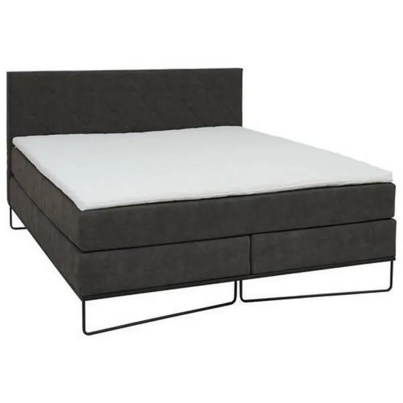 Boxspringbett 180/200 cm in Schwarz