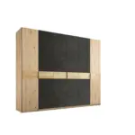 XXXLutz Lauterach - Ihr Möbelhaus bei Bregenz Drehtürenschrank in Schwarz, Eiche Artisan