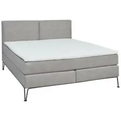 Boxspringbett 180/200 cm in Hellgrau