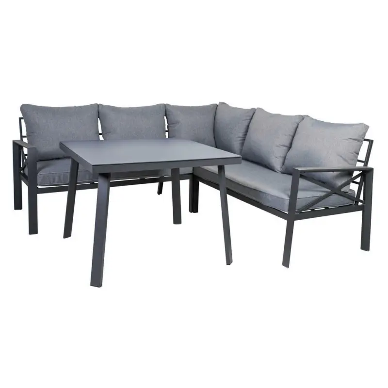 Loungegarnitur 4-teilig 131,5/77/72 cm
