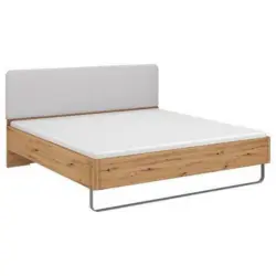 Bett 180/200 cm in Eichefarben